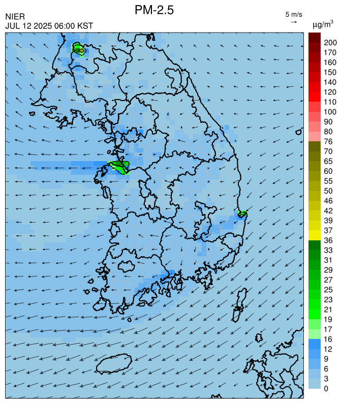 06:00 KST PM-2.5 예측모델