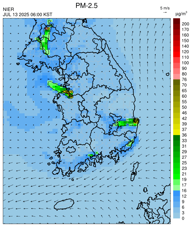 06:00 KST PM-2.5 예측모델