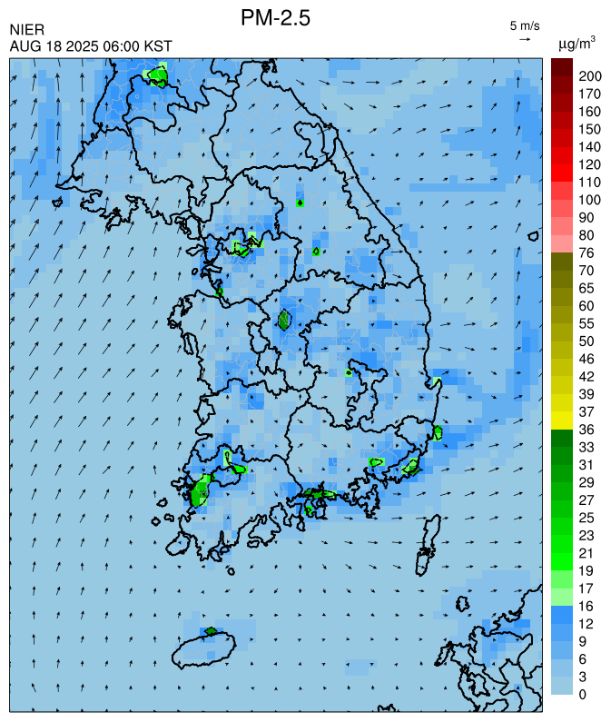 06:00 KST PM-2.5 예측모델
