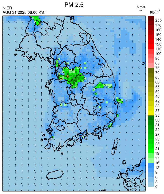 06:00 KST PM-2.5 예측모델