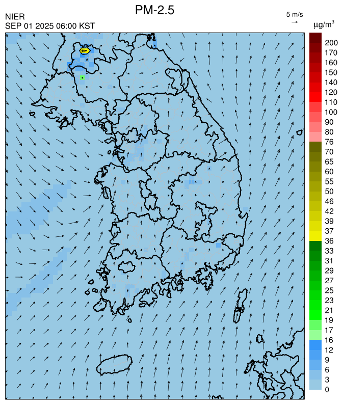 06:00 KST PM-2.5 예측모델