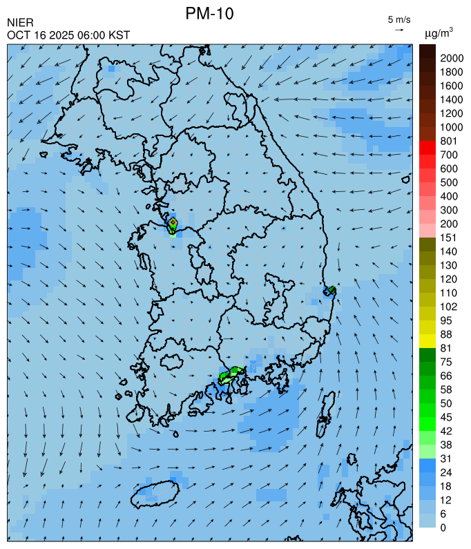 06:00 KST PM-10 예측모델