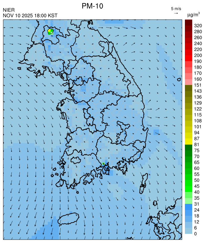 18:00 KST PM-10 예측모델