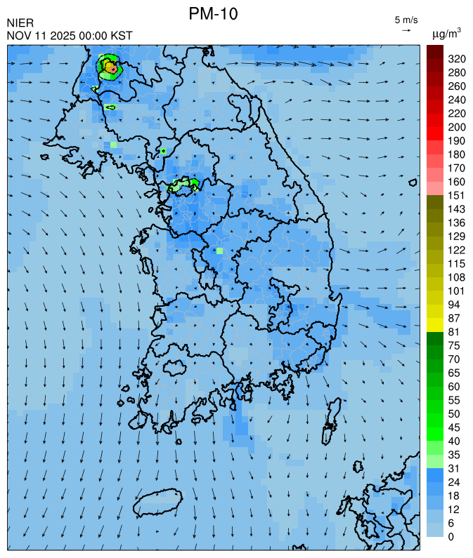 24:00 KST PM-10 예측모델