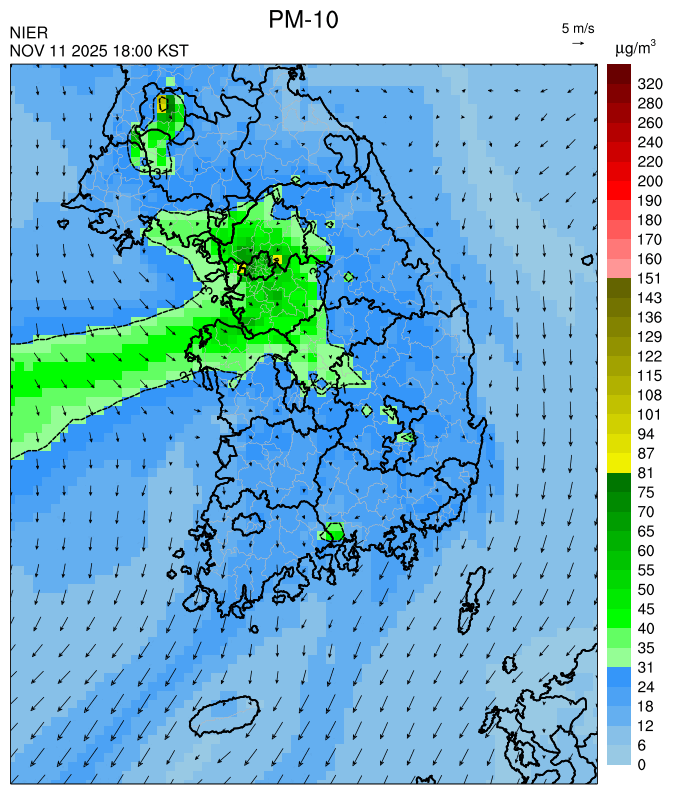 18:00 KST PM-10 예측모델