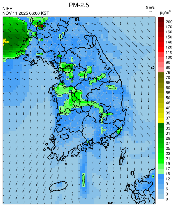 06:00 KST PM-2.5 예측모델
