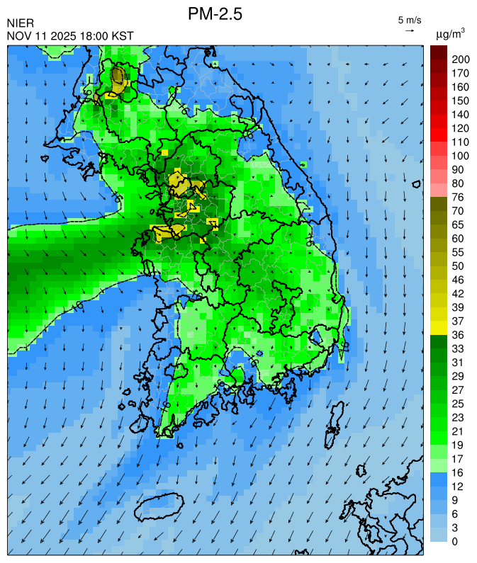 18:00 KST PM-2.5 예측모델