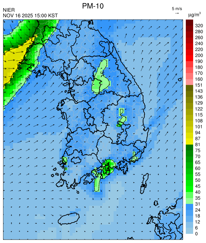 15:00 KST PM-10 예측모델