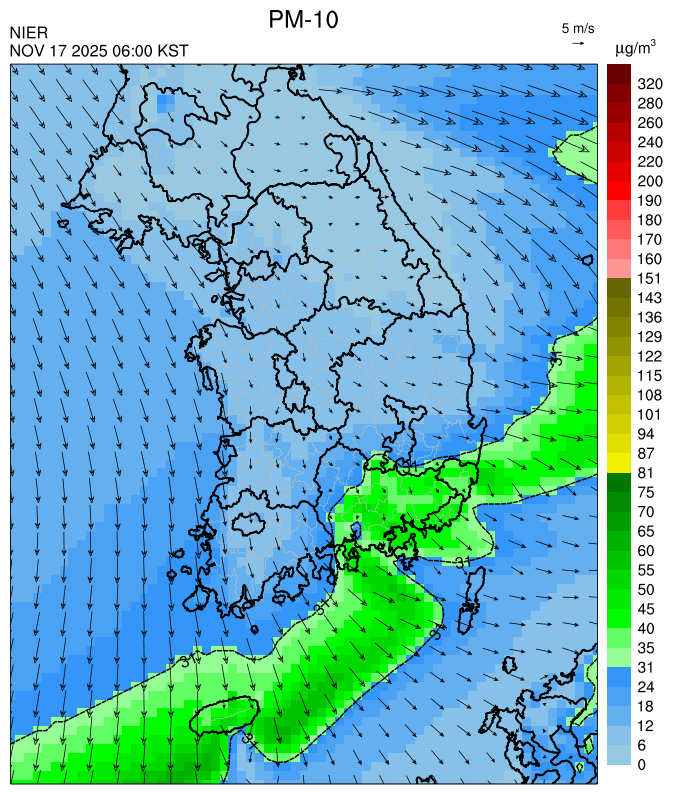 06:00 KST PM-10 예측모델