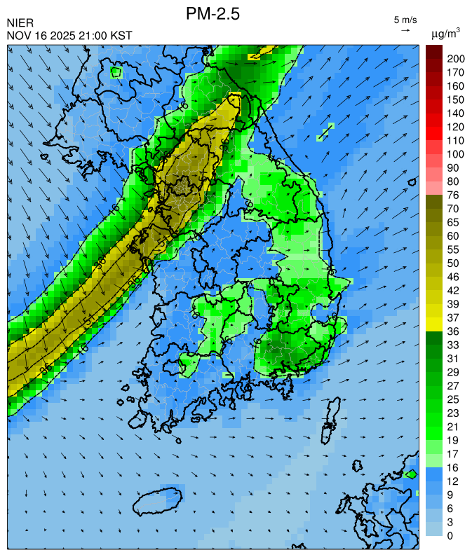 21:00 KST PM-2.5예측모델