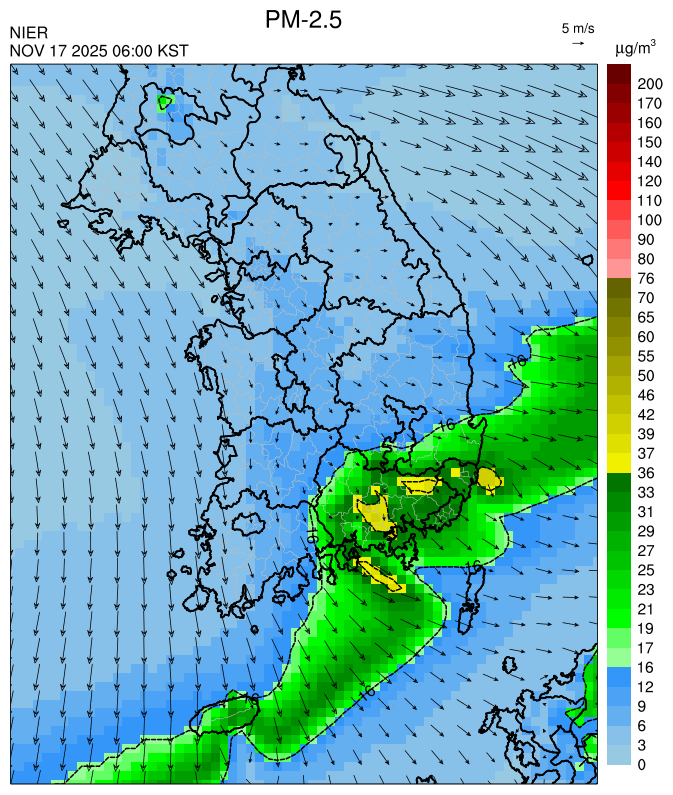 06:00 KST PM-2.5 예측모델
