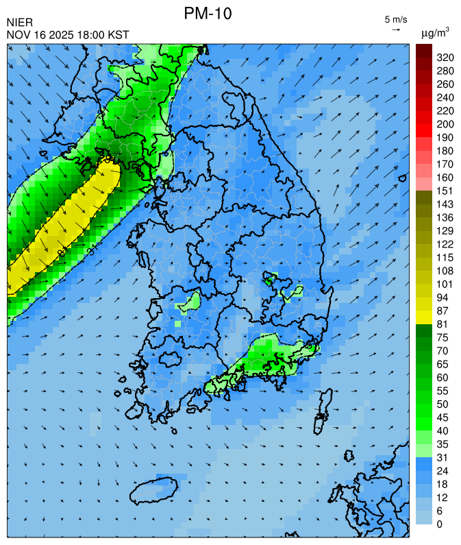 18:00 KST PM-10 예측모델