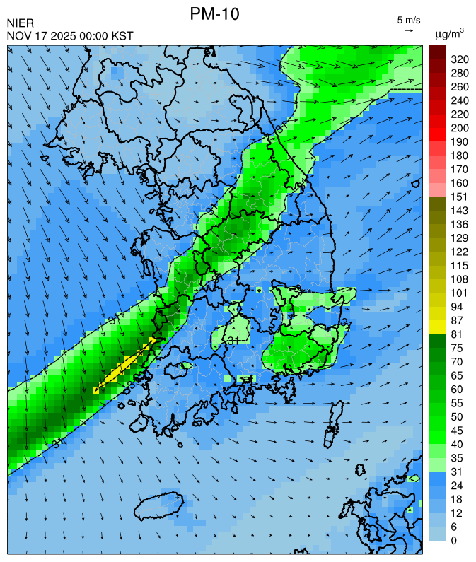 24:00 KST PM-10 예측모델