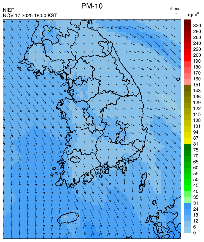 18:00 KST PM-10 예측모델