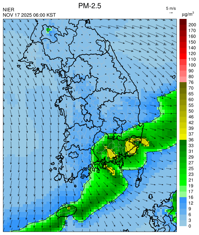 06:00 KST PM-2.5 예측모델