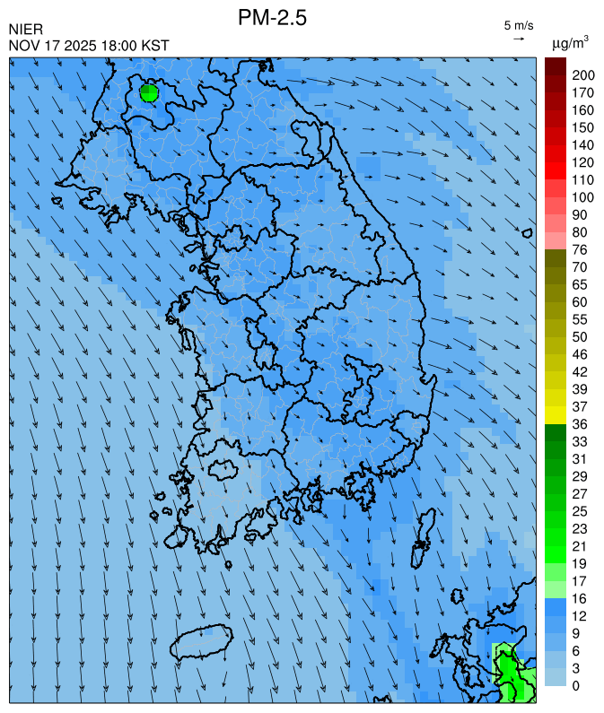 18:00 KST PM-2.5 예측모델