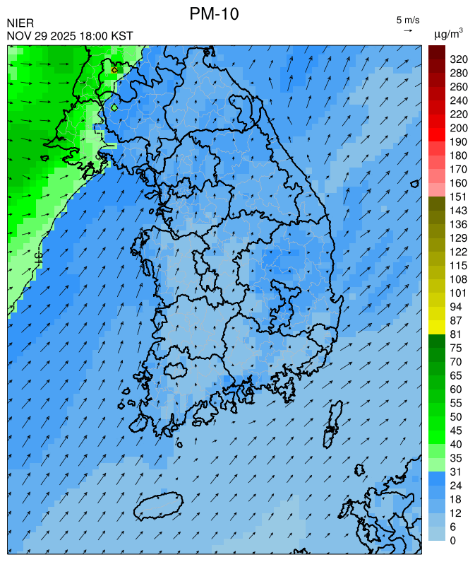 18:00 KST PM-10 예측모델
