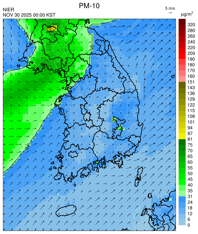 24:00 KST PM-10 예측모델