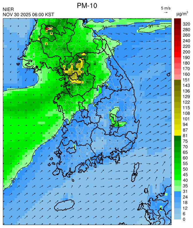 06:00 KST PM-10 예측모델