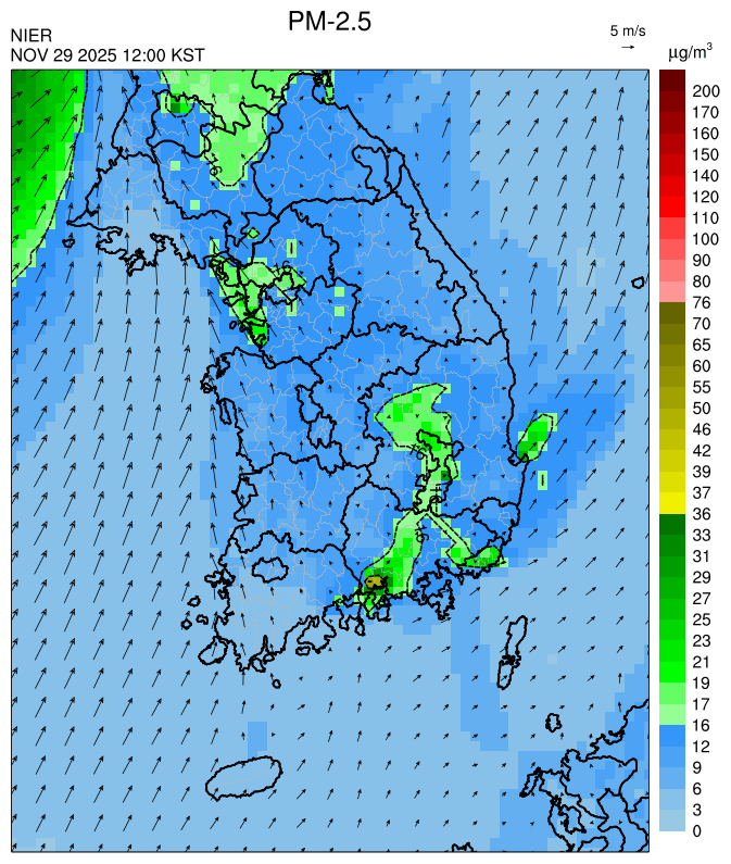 12:00 KST PM-2.5 예측모델