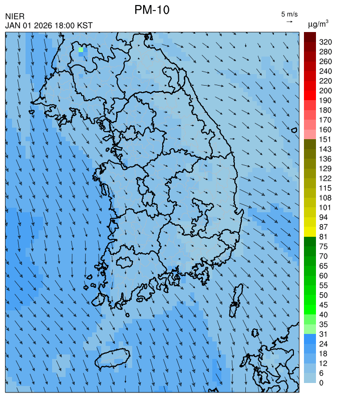 18:00 KST PM-10 예측모델
