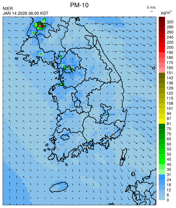 06:00 KST PM-10 예측모델