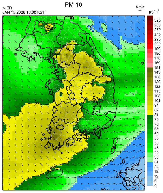 18:00 KST PM-10 예측모델