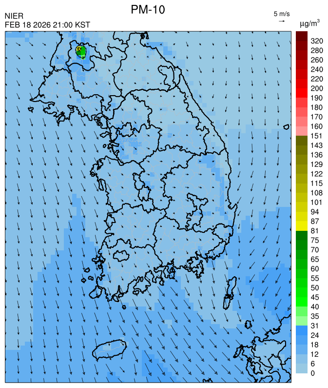 21:00 KST PM-10 예측모델