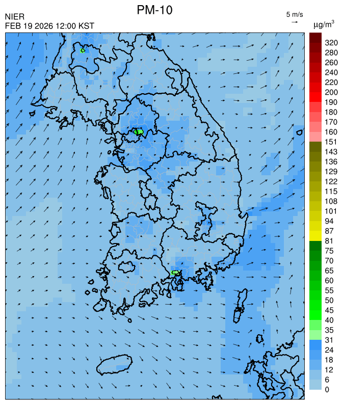 12:00 KST PM-10 예측모델
