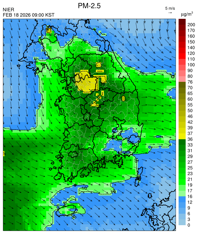 09:00 KST PM-2.5 예측모델
