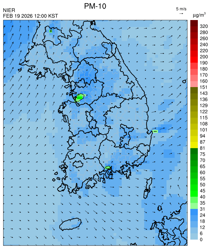 12:00 KST PM-10 예측모델
