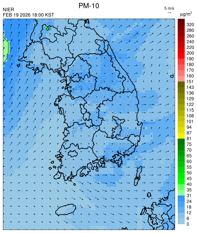 18:00 KST PM-10 예측모델