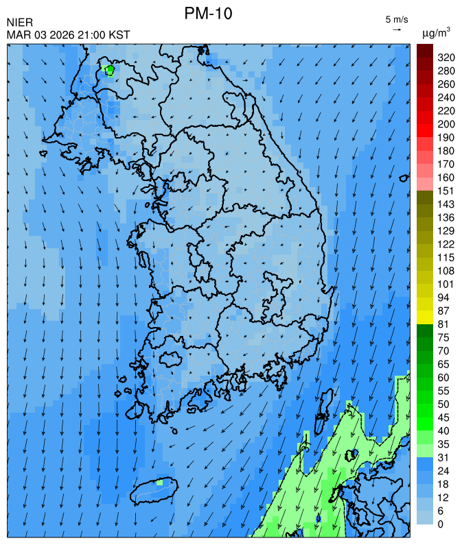 21:00 KST PM-10 예측모델