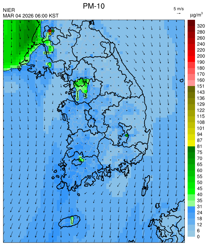 06:00 KST PM-10 예측모델