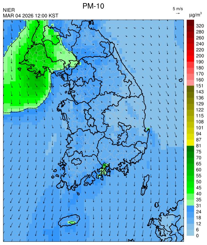 12:00 KST PM-10 예측모델