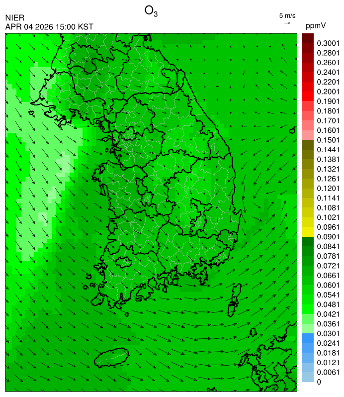 15:00 KST O₃ 예측모델