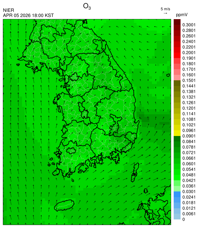 12:00 KST O₃ 예측모델