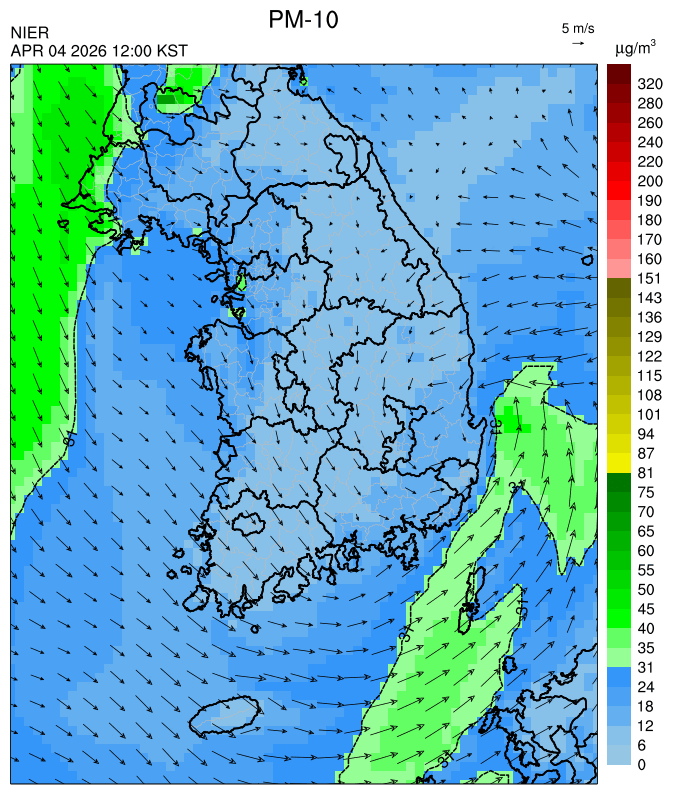 12:00 KST PM-10 예측모델