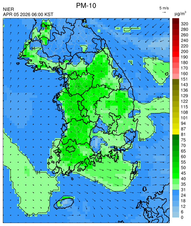 06:00 KST PM-10 예측모델