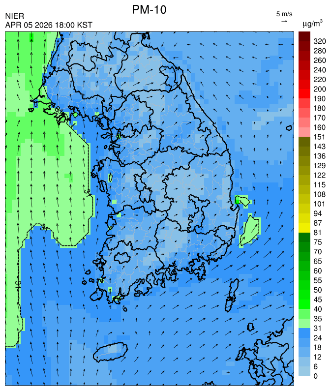 18:00 KST PM-10 예측모델
