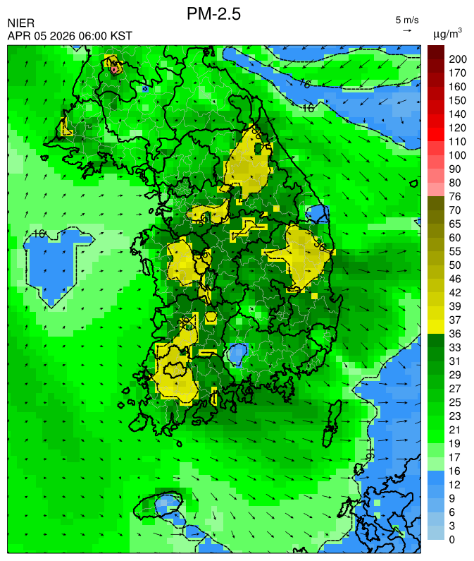06:00 KST PM-2.5 예측모델
