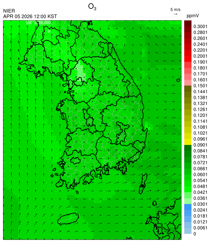 12:00 KST O₃ 예측모델