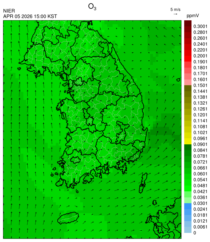 15:00 KST O₃ 예측모델