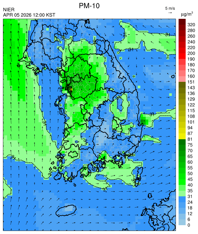 12:00 KST PM-10 예측모델