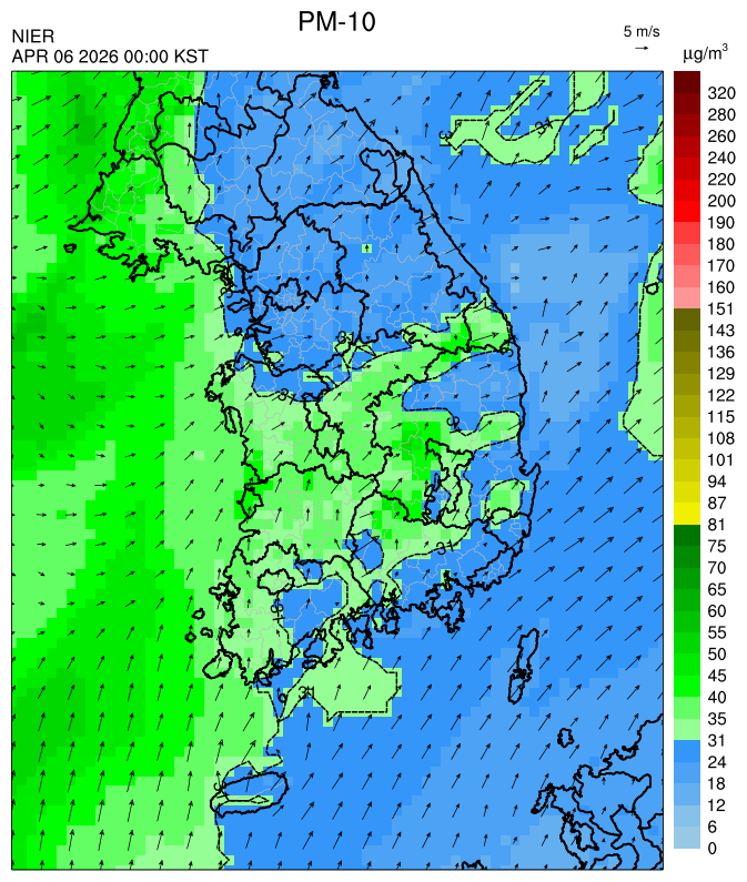 24:00 KST PM-10 예측모델