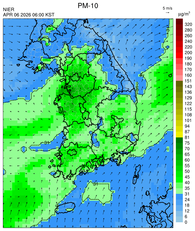06:00 KST PM-10 예측모델