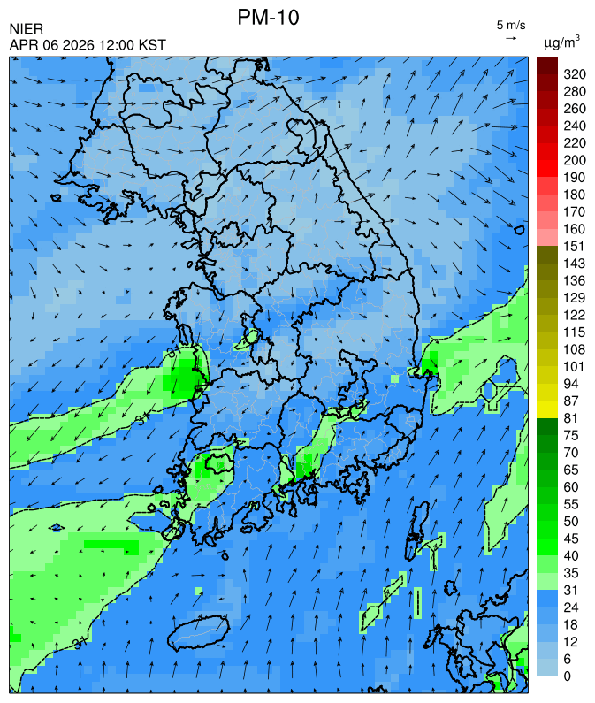 12:00 KST PM-10 예측모델