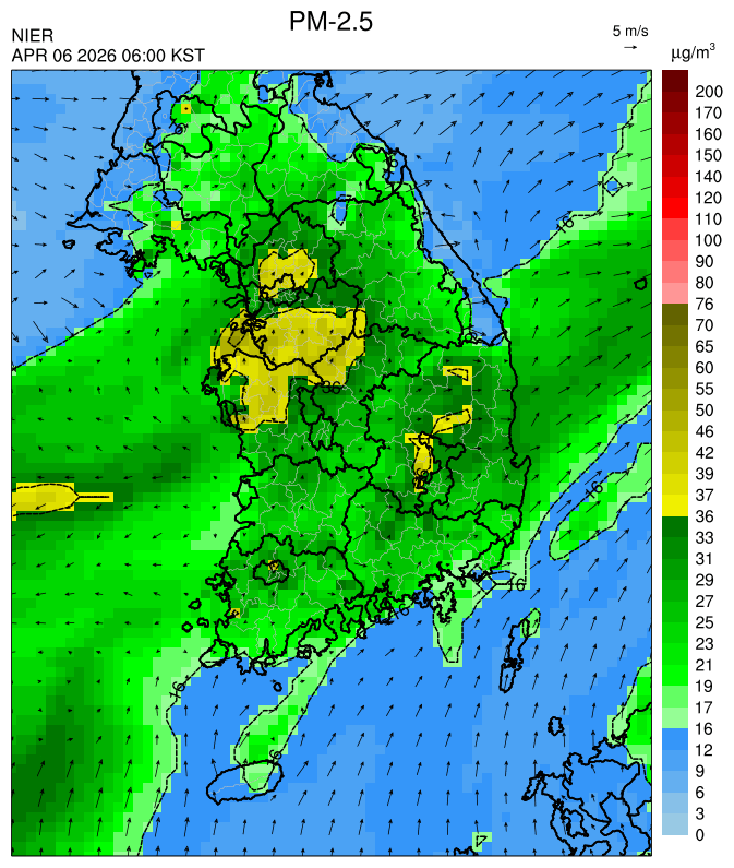 06:00 KST PM-2.5 예측모델
