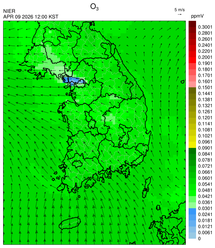 12:00 KST O₃ 예측모델