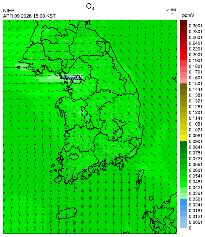 15:00 KST O₃ 예측모델